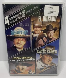 NEW! 4 Film Favourites John Wayne (DVD, 2013, OOP, El Dorado, The Searchers) Cad - Bild 1 von 5