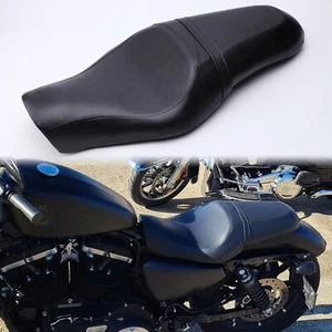 Motorcycle Driver Passenger Two Up Seat for Harley Sportster XL 883 1200 48 Iron - Picture 1 of 12