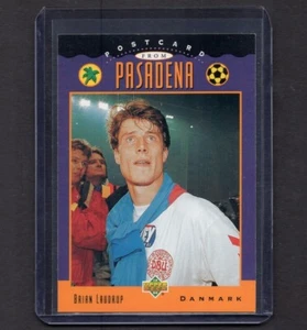 BRIAN LAUDRUP 1994 Upper Deck World Cup Soccer Insert Card DENMARK #UD1 PSA - Picture 1 of 2