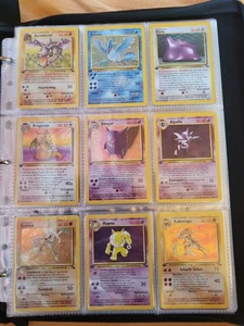 Pokemon Karten Fossil 1 Edition Deutsch Komplett 1 Generation - Bild 1 von 20