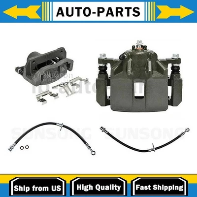 Juego de 4 pinzas de freno con mangueras para Acura CL 3,2 L Acura TL 3,2 L Foto 1 de 4