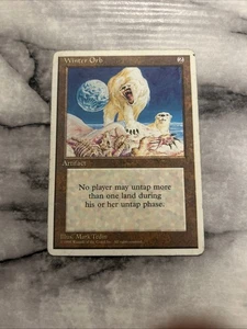 MTG Winter Orb Artifact 4th Edition Regular Rare 1995 - Bild 1 von 2