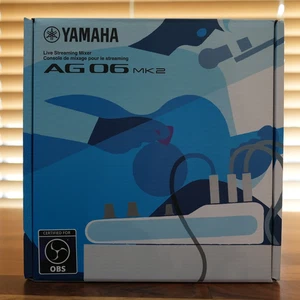 YAMAHA AG06 AG06MK2 W 6ch Live Streaming Mixer USB Audio Interface White - Picture 1 of 11