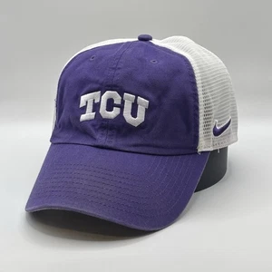 TCU Texas Christian University Horned Frogs Hat Purple Nike Strapback Mesh NCAA - Picture 1 of 6