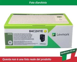 84C2HYE Lexmark CX725 Series Cartuccia del Toner Giallo - Afbeelding 1 van 4