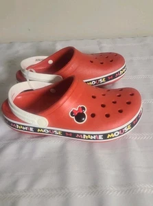 Disney Parks X Crocs Womens Size 8 Mens Size 6 Red Minnie Mouse III Clogs Shoes - Picture 1 of 9