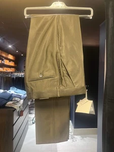 Pantalones para hombre Tom Ford verde caqui 61 % algodón y 39 % viscosa - Imagen 1 de 5