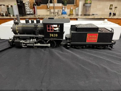 Piko G 30102 Steam Loco & Tender 0-6-0 7439 Canadian National A/D Sound IOB - Image 1 of 4