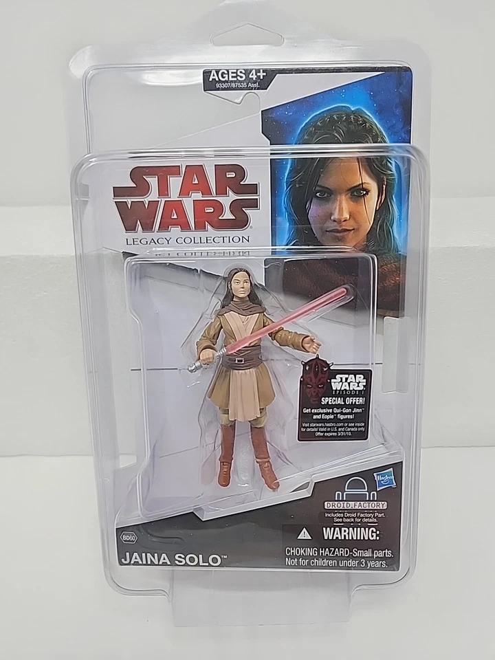 Star Wars Legacy Collection Jaina Solo Bd60 2009 on Card