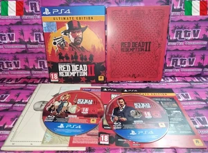 🇮🇹 RED DEAD REDEMPTION II (2) ULTIMATE EDITION PAL ITA CIB SONY PS4 CUSA-08519 - Picture 1 of 24