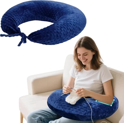 Almohada de juego ergonómica para regazo, almohada de ganchillo en forma de U para soporte de regazo, suave R Foto 1 de 4