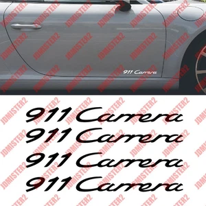 Adesivo vinile fustellato 911 Carrera decalcomania laterale Carrera 4S - qualsiasi colore - Foto 1 di 1
