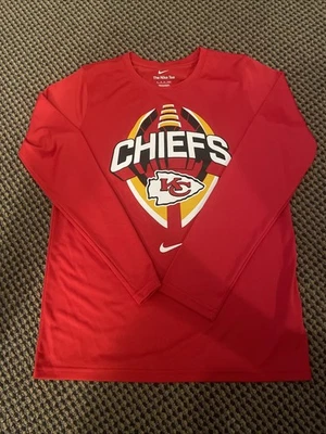 Nike Kansas City Chiefs Camiseta Manga Larga Juvenil Mediana Foto 1 de 3