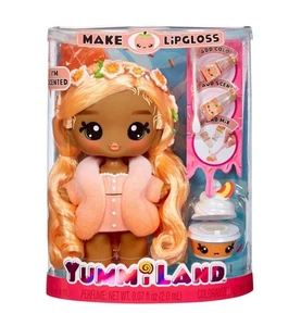 Yummiland grande bambola bambina profumata Piper Peach + lucidalabbra fai da te animale domestico nuova - Foto 1 di 4