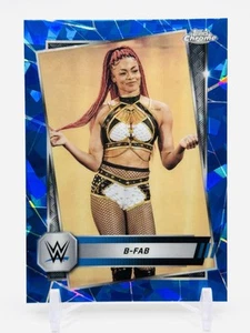 B-FAB - BLUE SAPPHIRE REFRACTOR #67 - 2025 Topps Chrome Sapphire WWE - Picture 1 of 2