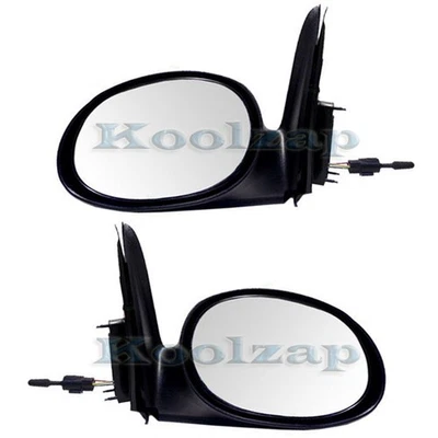 JUEGO DE PARES DE ESPEJOS RETROVISORES PARA 04-09 PT Cruiser Wagon control remoto manual no plegable Foto 1 de 4