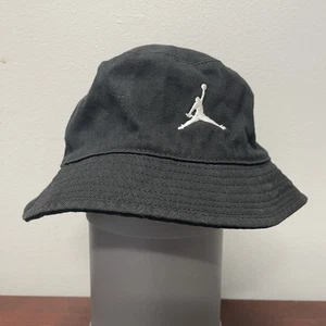 Michael Jordan Child Bucket Hat, Black w/ White Jumpman Logo, Size Kids (8-20) - Picture 1 of 6