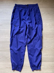 Vintage 90s The North Face Windbreaker Pants Purple Nylon Men’s Size Large B1 - Picture 1 of 13