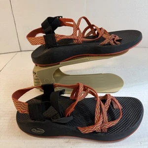Chaco ZX/2 Vibram Hiking Sandals Womens Sz 9 Double Toe Loop Strappy Yampa - Picture 1 of 10