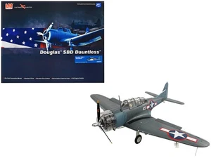 Douglas SBD-5 1943 Dauntless Bomber 1/32 modelo diecast - USS Lexington VB-16 - Imagen 1 de 6
