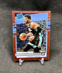 2020-21 Optic Xavier Tillman RATED ROOKIE /85 RED FAST BREAK PRIZM SP RC No. 185 - Picture 1 of 12