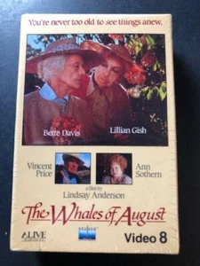 WHALES OF AUGUST BRAND NEW VIDEO 8 CARTRIDGE - Picture 1 of 3