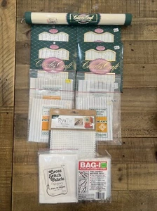 Charles Craft Cross Stitch Fabric Mixed 12 Pc Lot - Picture 1 of 14