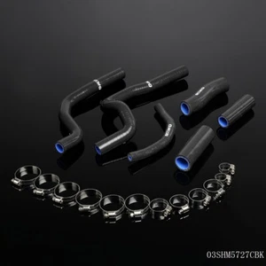 Fit For 1995-01 Honda CR500 CR500R Radiator Coolant Silicone Hose Kit & Clamps - Picture 1 of 12
