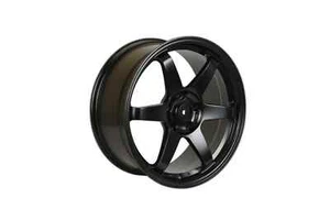 18" Set of 4 18x8 ET+35 CB73.1 Satin Black Wheels IPW 5x114 Rims - Picture 1 of 3