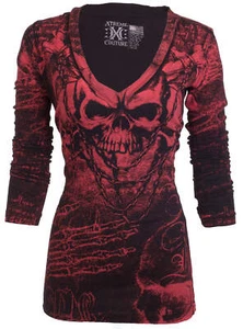 Xtreme Couture by Affliction Women's T-Shirt Killer - Picture 1 of 8