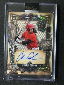 2024 wild card baseball 5 carte disegno charlie preservativo auto 1/1 - Foto 1 di 2