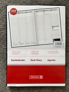 Brunnen 1078160905 Buchkalender Modell 781 /2025/2 Seiten = 1 Woche A4 144seiten - Bild 1 von 24