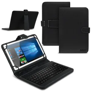 Tablet Hülle Lenovo Tab E10 Tasche Tastatur Keyboard QWERTZ Schutzhülle Cover