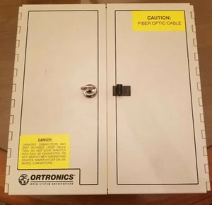 Ortronics OR-61500224 Wall Mounted Fiber Optic Cable Box Surface Cabinet /w key - Picture 1 of 6