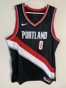 Nike Damian lillard Portland Trailblazer Swingman Black DN2020-010 - Size XXL - Picture 1 of 9