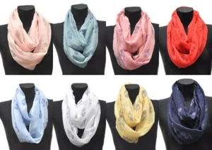 Seide Cotton Loop Schal Loopschal Rundschal Schlauchschal Tücher Traumfänger - Bild 1 von 15