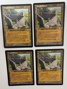 MTG 4X PLANESHIFT TREVA'S RUINS NM GERMAN + JAPANESE MAGIC THE GATHERING LAND - Picture 1 of 6