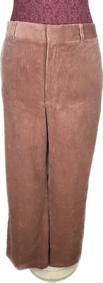 Pantalones para mujer Club Monaco de pana de pierna ancha malva venta al por menor $179 Foto 1 de 3