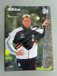ANDREAS KÖPKE signed DFB WM 1994-DFB-Autogrammkarte 10x15 Autogramm - Bild 1 von 2