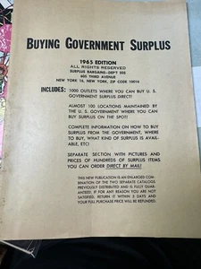 1965 US Military Surplus Catalog Knives Rifles Pistols Gear Foreign And Domestic - Picture 1 of 11