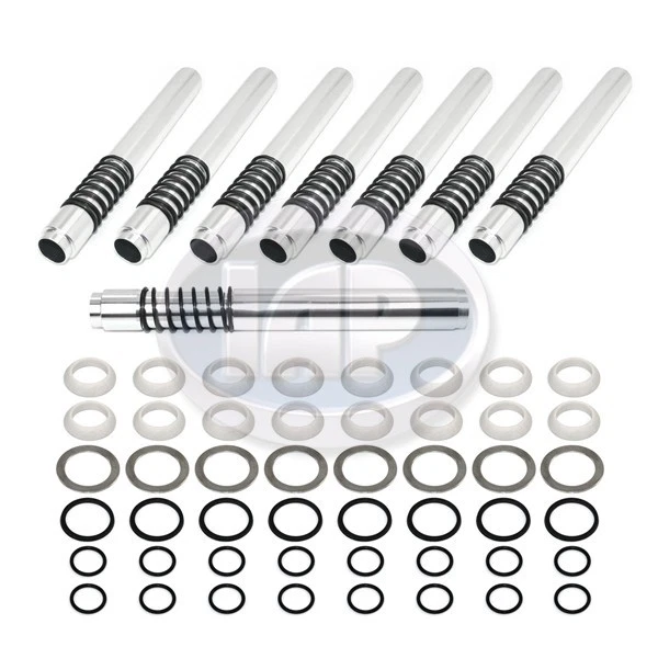 JUEGO DE TUBOS DE VARILLA DE EMPUJE AUTOAJUSTABLES DE ALUMINIO VOLKSWAGEN T1 BUG SUPER BEETLE T2 BUS Foto 1 de 1