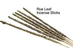 Rue Leaf Incense Sticks (6 Sticks), Natural Herb & Resin Incense Sticks - Picture 1 of 10