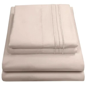 100% Egyptian Cotton Luxury Queen Size 600-800 TC Sheet Set All Colors Available - Picture 1 of 4