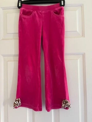 Pantalones deportivos de vellón rosa para niñas pequeñas Foto 1 de 2