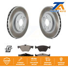 Coated Brake Rotor And Semi Metallic Pad Front Kit For Mercedes Benz E320 Chrysler
