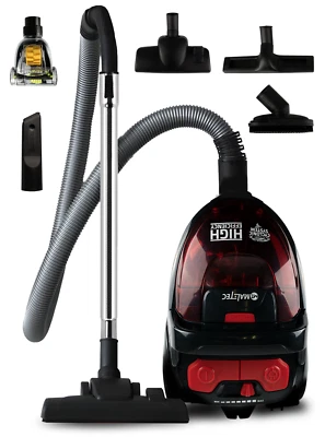 MalTec Staubsauger Turbo Cyclone 4200Wt 12-in-1 | Beutelloser Bodenstaubsauger |