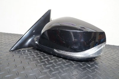 Черное сигнальное зеркало с электроприводом для левой стороны водителя для Infiniti Q50 2014-2021 годов выпуска от оригинального производителя - Изображение 1 из 4