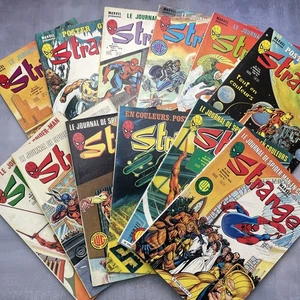 Lot 12 Comics BD Marvel Collection LUG Super Héros STRANGE 1979 mensuel complet - Foto 1 di 21