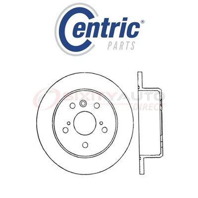 Centric C-TEK Disc Brake Rotor for 2002-2003 Lexus ES300 3.0L V6 - Kit Set fd Foto 1 de 4
