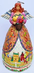 Jim Shore Heartwood Creek figurine Bountiful Angel 2004 height 9.5" - Picture 1 of 2